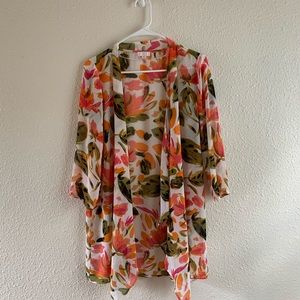CHARMING CHARLIE Watercolor Kimono